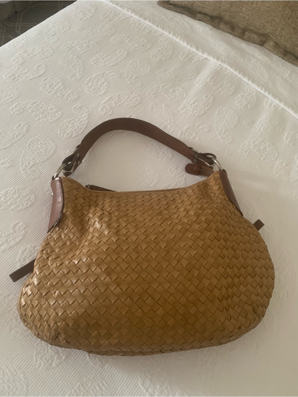 Tano Hobo Bag Woven Leather